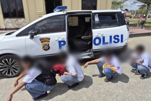 Gagal Serang SMAN 6 Kendari, 4 Pelajar SMKN 2 Diangkut Polisi Usai Kedapatan Bawa Batu
